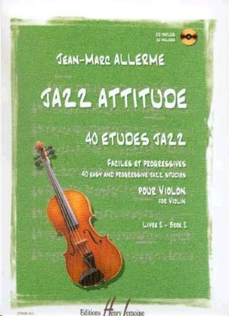 Slika ALLERME:JAZZ ATTITUDE 40 ETUDES VOL. 2 +CD