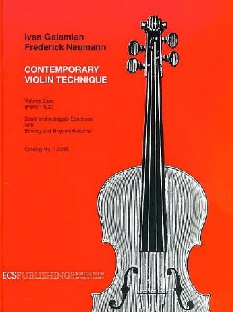 GALAMIAN:CONTEMPORARY VIOLIN TECHNIQUE VOL.1