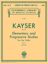 Slika KAYSER:ELEMENTARY AND PROGRESSIVE STUDIES VIOLIN OP.20/1