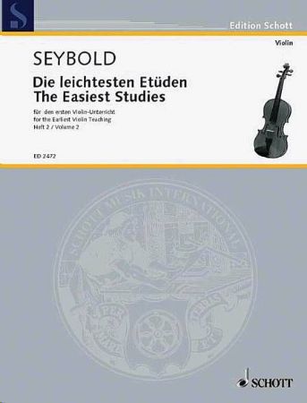 Slika SEYBOLD:THE EASIEST STUDIES VOL.2 VIOLINE