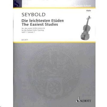 SEYBOLD:THE EASIEST STUDIES VOL.1 VIOLINE