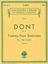 Slika DONT:24 EXERCISES FOR THE VIOLIN OP.37