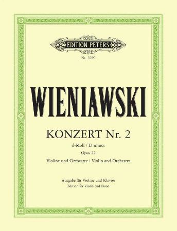 WIENIAWSKI: KONZERT 2 D-MOLL NO.2 OP.22 VIOLIN AND PIANO