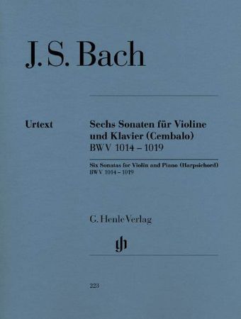 Slika BACH J.S:SECHS SONATEN BWV1014-1019 VIOLIN AND PIANO
