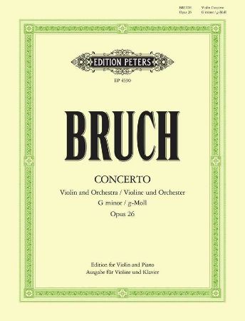 Slika BRUCH:KONZERT/CONCERTO G-MOLL OP.26,VIOLIN AND PIANO