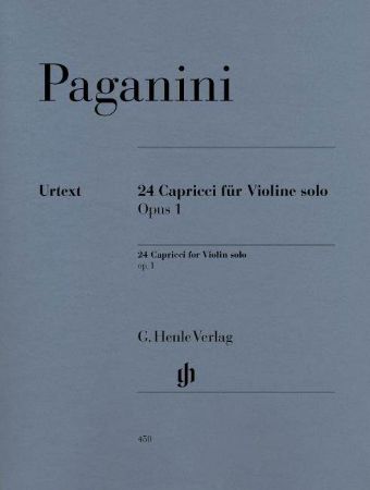 Slika PAGANINI:24 CAPRICCI OP. 1 VIOLINE SOLO