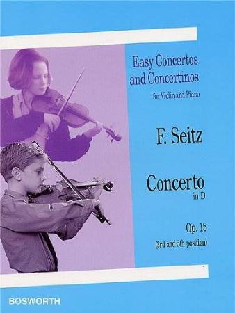 Slika SEITZ:CONCERTO IN D OP.15 VIOLIN AND PIANO