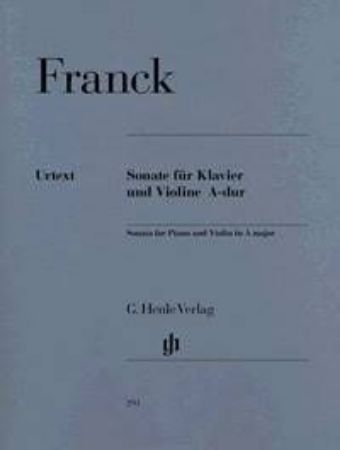 Slika FRANCK:SONATE FUR KL+VIOLINE A-DUR