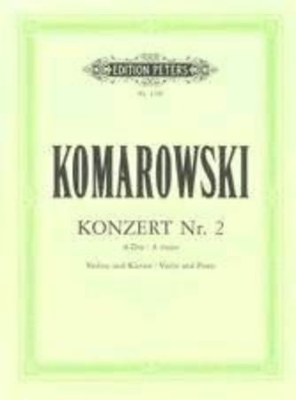 KOMAROWSKI:KONZERT NR.2 A-DUR VIOLIN AND