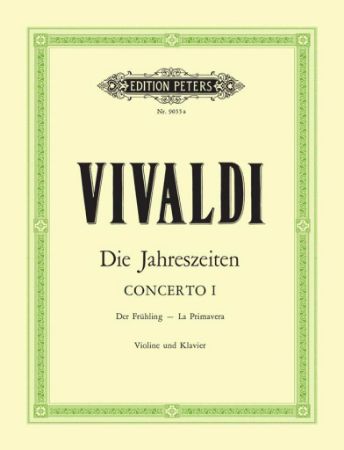 VIVALDI:THE FOUR SEASONS CONCERTO I SPRING RV269 VIOLIN AND PIANO