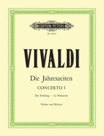 Slika VIVALDI:THE FOUR SEASONS CONCERTO I SPRING RV269 VIOLIN AND PIANO