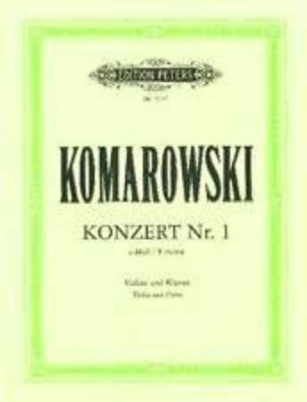 Slika KOMAROWSKI:KONZERT NR.1 E-MOLL VIOLIN AND PIANO