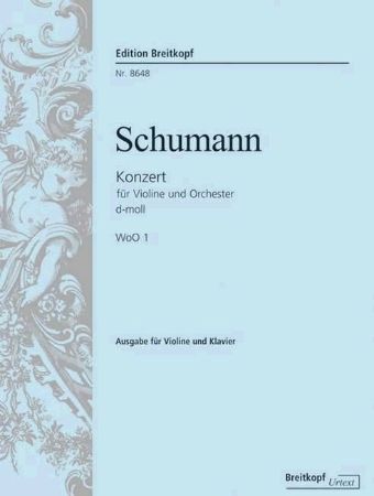 Slika SCHUMANN:KONZERT FUR VIOLINE & KLAVIER WoO 1