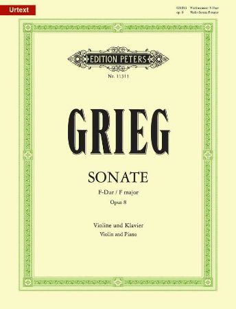 GRIEG:SONATE F-DUR OP.8 VIOLIN & PIANO