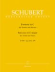 SCHUBERT:FANTASIA IN C D934-OP.POST.159 VIOLIN AND PIANO