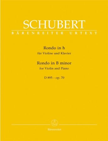 Slika SCHUBERT:RONDO IN h D895-OP.70 VIOLIN AND PIANO