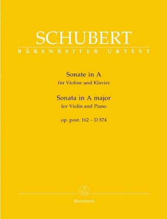 Slika SCHUBERT:SONATE IN A D574 FOR VIOLIN