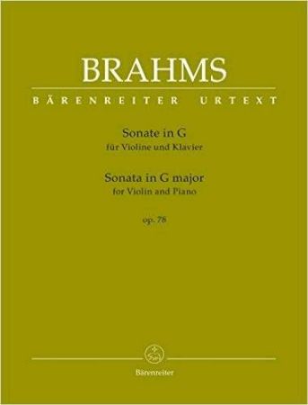 Slika BRAHMS:SONATE IN G FUR VIOLINE UND KLAVIER OP.78