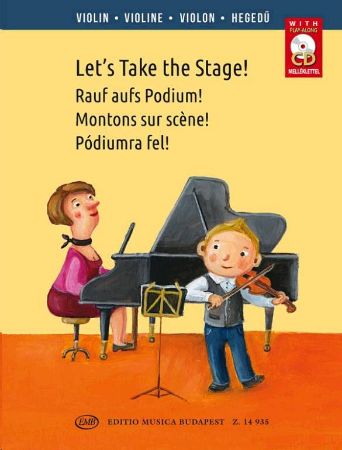 Slika SOOS:LET'S TAKE THE STAGE!+CD VIOLIN AND PIANO