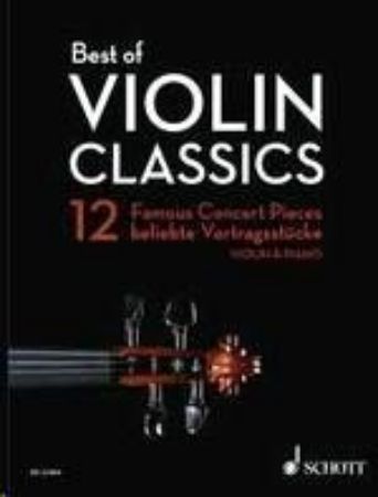 Slika BEST OF VIOLIN CLASSICS FOR VIOLIN & PIANO