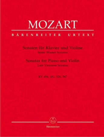 Slika MOZART:SONATAS FOR VIOLIN AND PIANO/LATE VIENNESE SONATAS