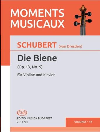 Slika SCHUBERT:DIE BIENE OP.13/NO.9 VIOLINE AND PIANO