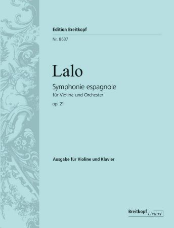 Slika LALO:SYMPHONIE ESPAGNOLE OP.21 VIOLINE UND KLAVIER