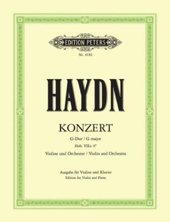 Slika HAYDN:KONZERT NO.2 G DUR HOB VII A4 VOLIN AND PIANO