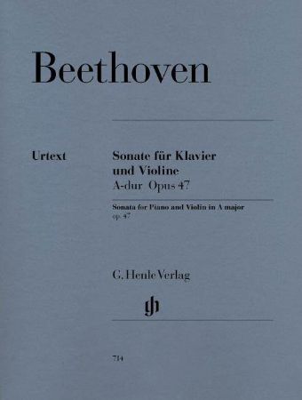 BEETHOVEN:VIOLIN SONATA A-MAJOR OP.47 VIOLIN AND PIANO