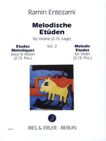 Slika ENTEZAMI R:MELODISCHE ETUDE,VIOLINE VOL.2