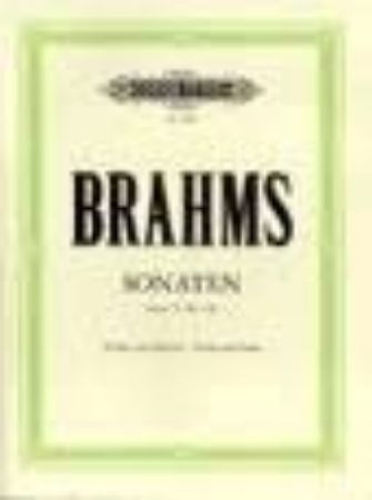 BRAHMS:SONATEN OP.78,100,108 VIOLIN & KLAVIER