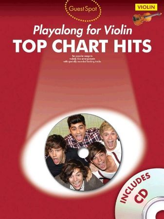 PLAYALONG FOR VIOLIN TOP CHART HITS +CD