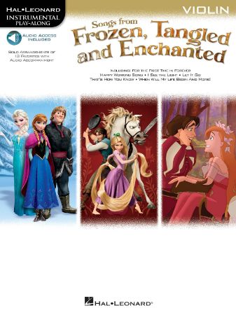 Slika SONGS FROM FROZEN,TANGLED AND ENCHANTED PLAYALONG VIOLIN +AUDIO ACCESS