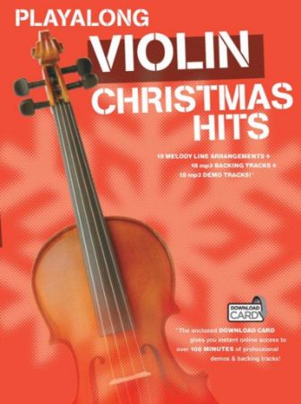 PLAYALONG VIOLIN CHRISTMAS HITS+DOWNLOAD CARD