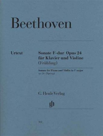BEETHOVEN: VIOLIN SONATE F-DUR OP.24 SPRING VIOLIN AND PIANO