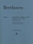 BEETHOVEN:VARIATIONS, RONDO, DANCES WO040-42 VIOLIN AND PIANO