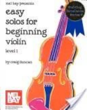 Slika DUNCAN:EASY SOLOS FOR BEGINNING VIOLIN 1