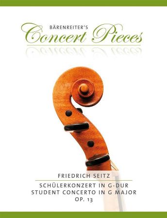 SEITZ:STUDENT CONCERTO IN G-DUR OP.13 VIOLIN AND PIANO