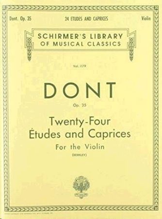 Slika DONT:24 ETUDES FOR VIOLIN OP.35