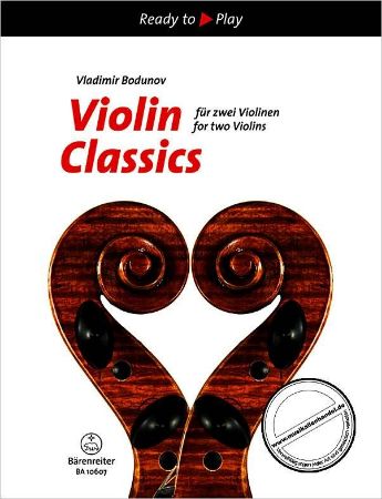 Slika BODUNOV:VIOLIN CLASSICS FOR TWO VIOLINS