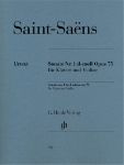 SAINT-SAENS:SONATE NO.1 D-MOLL OP.75 VIOLIN AND PIANO