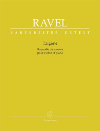 RAVEL:TZIGANE RAPSODIE DE CONCERT POUR VIOLON ET PIANO