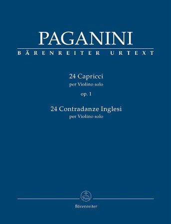 PAGANINI:24 CAPRICCI PER  VIOLINO SOLO OP.1