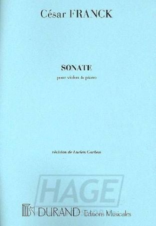 Slika FRANCK:SONATE POUR VIOLON & PIANO