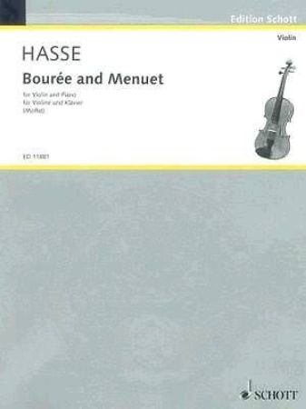 Slika HASSE:BOUREE AND MENUET FOR VIOLIN AND PIANO