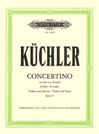 Slika KUCHLER:CONCERTINO IM STIL VON VIVALDI OP.15 VIOLINE