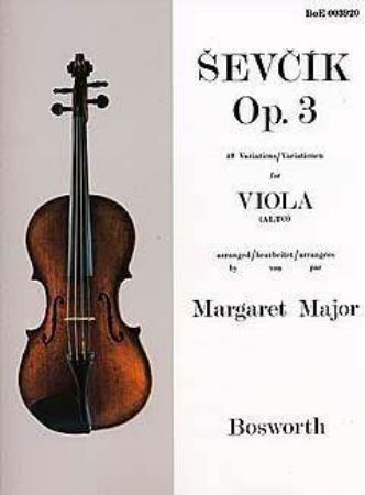 Slika ŠEVČIK:40 VARIATIONS OP.3 FOR VIOLA