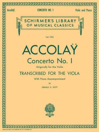 Slika ACCOLAY-CONCERTO NR.1 FOR VIOLA