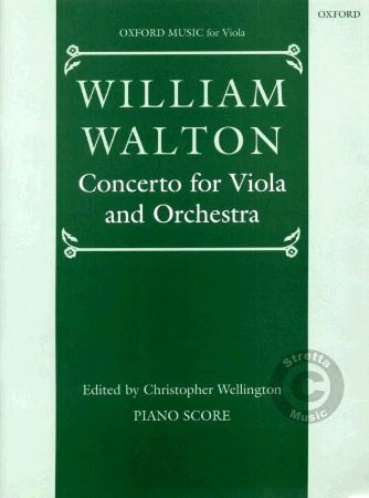 WALTON:CONCERTO FOR VIOLA AND ORCH. REDUCTION FOR VIOLA AND PIANO
