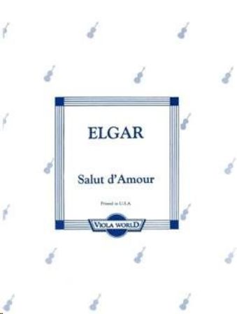 Slika ELGAR:SALUT D'AMOUR VIOLA & PIANO